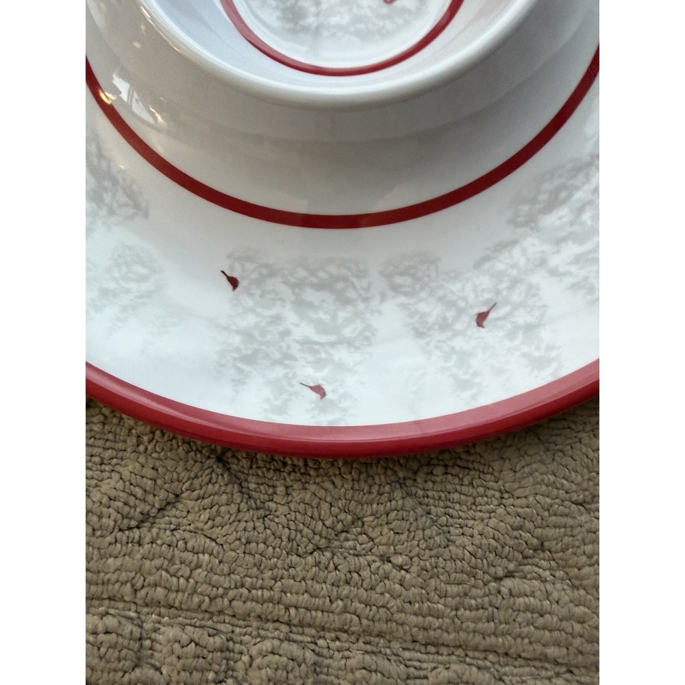 CHIP/DIP PLATE CARDINAL - Picture 6 of 11